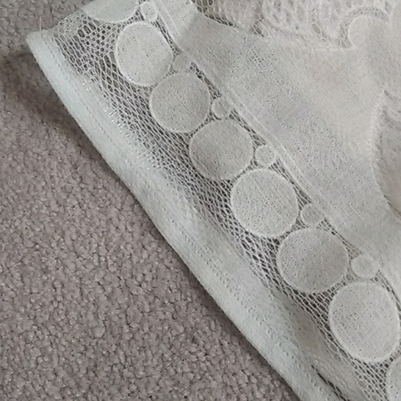 NWT Old Navy Cream Lace Crochet Babydoll Dress - Picture 5 of 7